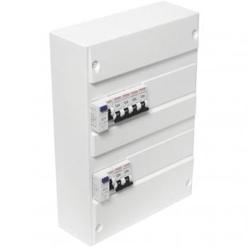 DEBFLEX Tableau électrique pré-câblé 2 rangées 26 modules
