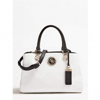 White Multi‑Feature Satchel “Landon” – GUESS