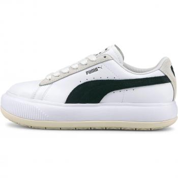 Mayu Mix Chaussures Basses en Daim Blanches et Noires