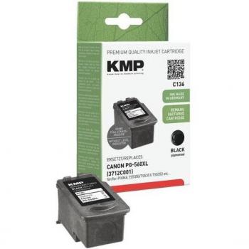 KMP C136 cartouche d'encre noire pour Canon PG-560XL
