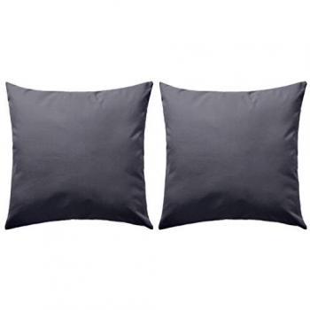 Oreillers d'Extérieur vidaXL 45x45 cm Gris