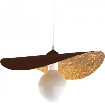 Piuma Lumicom 1X E27 Metallo Bianco Opaco D.40cm 42W