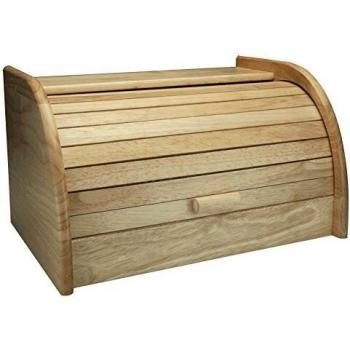 Roll Top Bread Bin Wood