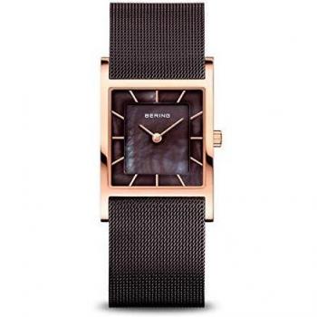 BERING Damen Edelstahl Armbanduhr Analog