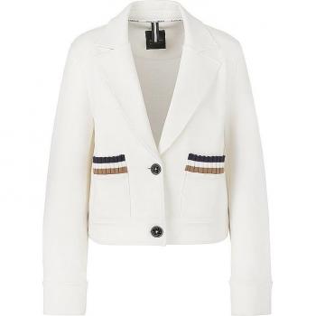 Eleganter Jerseyblazer für Damen von Marc Cain, Farbe Weiß, Größe 42