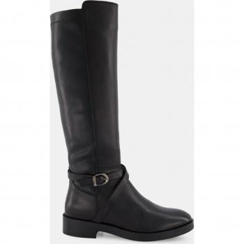 Latouche: Botas de mujer de estilo western planas en piel, con caña alta y puntera redonda