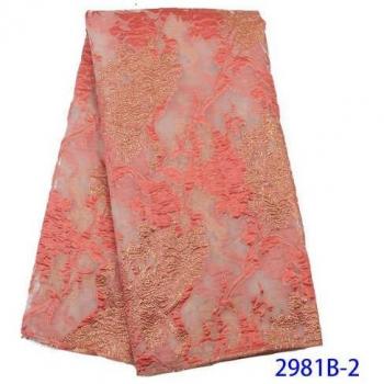 Nigerian Embroidered Lace Fabric