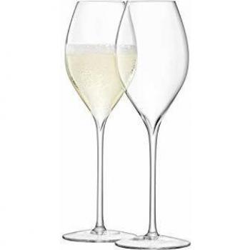 Tulip Stem Wine Glasses – 2x 370ml