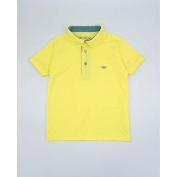 Polo infantil Fina Ejerique con bordado de pez en color verde