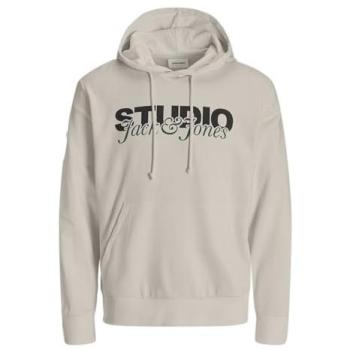 Jack & Jones Yuki Sweathood – Männer‑Kapuzenpullover – 2XL – Grau
