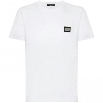 Dolce & Gabbana Men's Cotton T-Shirt in White