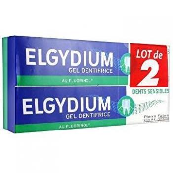 Elgydium Dentifricio Sensibile, Pacchetto 2 x 75 ml