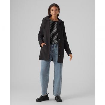 Abrigo de mujer Vero Moda con capucha negra