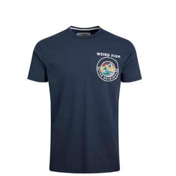 Andes Graphic T-Shirt Navy Size M