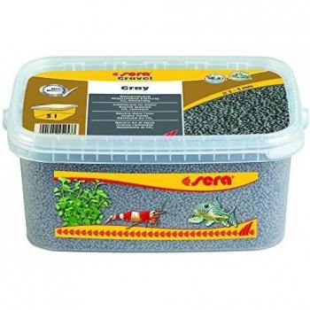 Sera 2–3 mm grauer Kies – 3000 ml