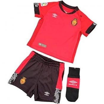 UMBRO RCD Mallorca Erstausstattung 2019-2020 Baby-Anzug, rot-schwarz, Größe 12-18 Monate
