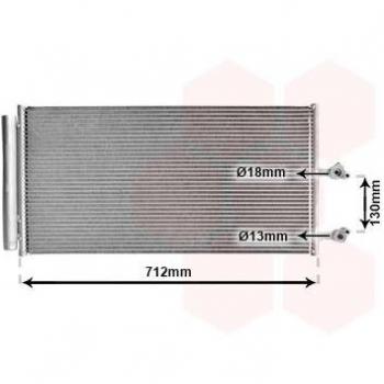 VAN WEZEL 59015702 Sistema de condensador de aire