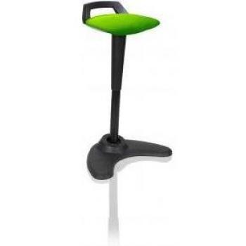 Spry Stool Black Frame Bespoke Colour Seat Myrrh Green KCUP1209 82426DY