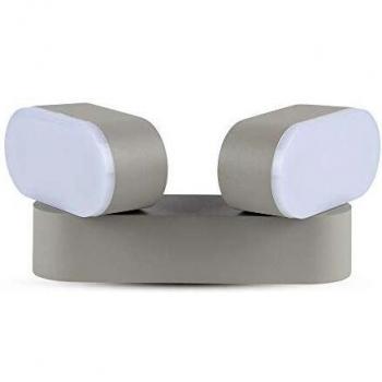 Applique Murale 12W Gris Aluminium 3000K