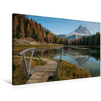 Fertigbild Lago d'Antorno 75 x 50 cm auf hochwertigem Vlies