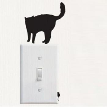 Cartoon Cat Switch Decor #89z