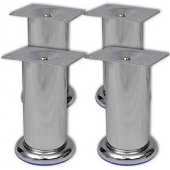 VidaXL Chrome Sofa Legs 120 mm