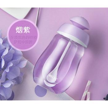400ml Glass Coffee and Juice Flask with Mixing Spoon