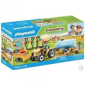 Playmobil® Country Trattore con rimorchio e serbatoio dell'acqua 71442