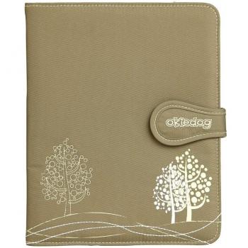 Dahoma Organizer für iPad & Papier – Beige‑Grau