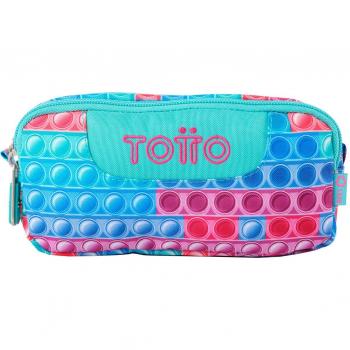 Estuche Totto para escolares con dos compartimentos Pupit