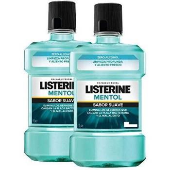 Collutorio Listerine Mentolo Dolce 1L + 1L