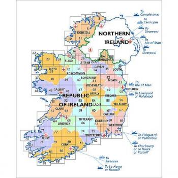 Ordnance Survey Ireland Map of County Clare: OSI Discovery 57