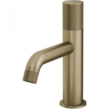 Oro Spazzolato Miscelatore Monocomando per Lavabo – Kroos® Leros Design
