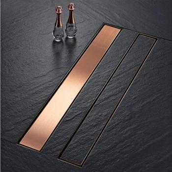 Linear Drain REA Neox Pro 900 in Brushed Copper