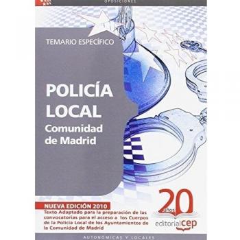 Policía Local Comunidad de Madrid. Temario Específico