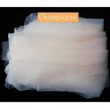 Voile Élégant 3 m, Ivoire avec Peigne