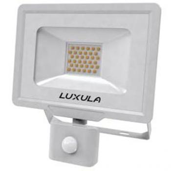 LUXULA 30 W LED Reflector 3000 K 3000 lm LX‑400222 Blanco IP65 Sensor