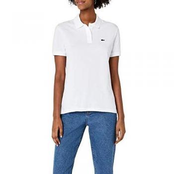 Lacoste Pf7839 Polo Bianco Donna Taglia 46