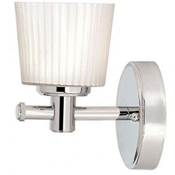Applique Binstead 1 luce Cromo lucido IP44 per bagno