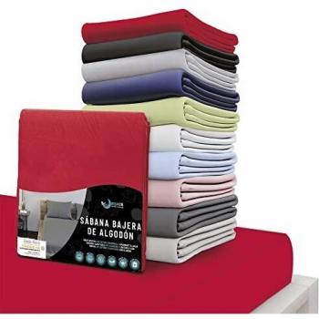 Rosso Eleganza Lenzuolo con Angoli 135x190 cm