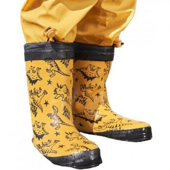 Winter-Gummistiefel für Kinder mit Dinosaurier-Motiv