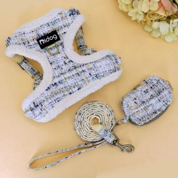 Pack Harnais & Laisse Chiot Carlin – Sac à Merde en Plomb Inclus