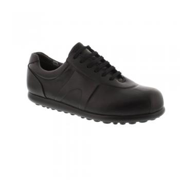 CAMPER Pelotas XLite Black Smooth Leather Dress Shoes for Men – US 7