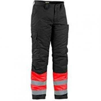 Pantaloni 42C Visibilità Invernale Rosso Fluorescente – Taglio Corto