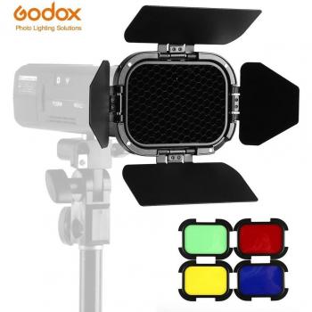Godox BD-07 Puerta Granero con Filtros Gel