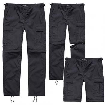 Brandit Cargo‑byxor för herr – Ripstop‑material, Slim Fit, Svart (S‑XXL)