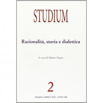 Studium. Razionalità, storia e dialettica
