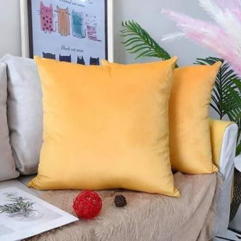 Golden Harvest Velvet Cushion Cover