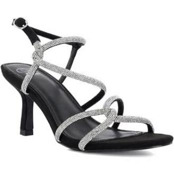 Dune London Women's Malfi Black Embellished Heeled Sandals Size 5
