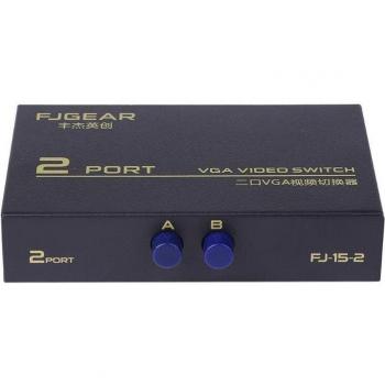 VGA Video Konverter 2-Port Schalter 1 Eingang auf 2 Ausgänge/2 Eingänge auf 1 Ausgang 1600x1280 150Hz